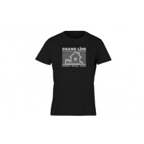 ГРАНД ЛАЙН Футболка черная Домик р. XL 435599