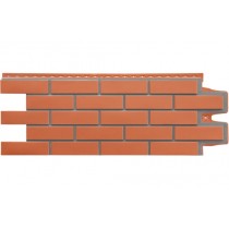 ГРАНД ЛАЙН Фасадная панель Клинкерный кирпич Design терракотовый со швом RAL 7006 461629