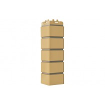 ГРАНД ЛАЙН Угол Клинкерный кирпич Design песочный со швом RAL 7006 461630