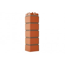 ГРАНД ЛАЙН Угол Клинкерный кирпич Design терракотовый со швом RAL 7006 461631