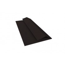 ГРАНД ЛАЙН Планка финишная Блок-хаус новый 0,5 Velur RAL 9005 черный (2м) 554157