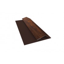 ГРАНД ЛАЙН Планка финишная БХ new 0,45 Print Elite Chestnut Wood TwinColor (3м) 554387