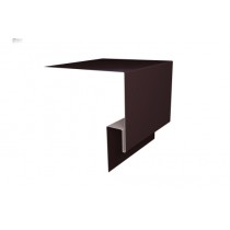 ГРАНД ЛАЙН Планка околооконная сложная БХ new 200х75х27 0,45 Drap RAL 8017 шоколад (3м) 507440