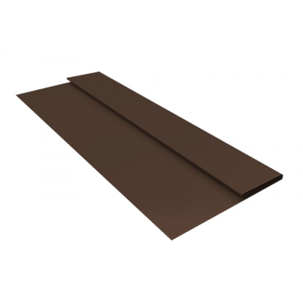 ГРАНД ЛАЙН Планка стартовая Блок-хаус новый 0,45 Drap TwinColor RAL 8017 шоколад (2м) 565220 ГРАНД ЛАЙН Планка стартовая Блок-хаус новый 0,45 Drap TwinColor RAL 8017 шоколад (2м) 565220
