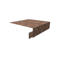 ГРАНД ЛАЙН Планка околооконная сложная 200х50х18 (j-фаска) 0,45 Print Elite Sand Stone TwinColor (2м) 518546