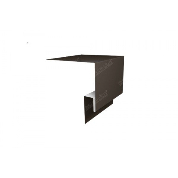 ГРАНД ЛАЙН Планка околооконная сложная 250х50х18 (j-фаска) 0,45 ПЭ с пленкой RR 32 темно-коричневый (2м) 519469 ГРАНД ЛАЙН Планка околооконная сложная 250х50х18 (j-фаска) 0,45 ПЭ с пленкой RR 32 темно-коричневый (2м) 519469