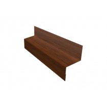 ГРАНД ЛАЙН Отлив межэтажный 35 0,45 Print Premium Golden Wood Fresh TwinColor (2,5м) 546155