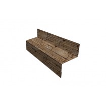 ГРАНД ЛАЙН Отлив межэтажный 45 0,45 Print Elite Sand Stone TwinColor (2м) 527040
