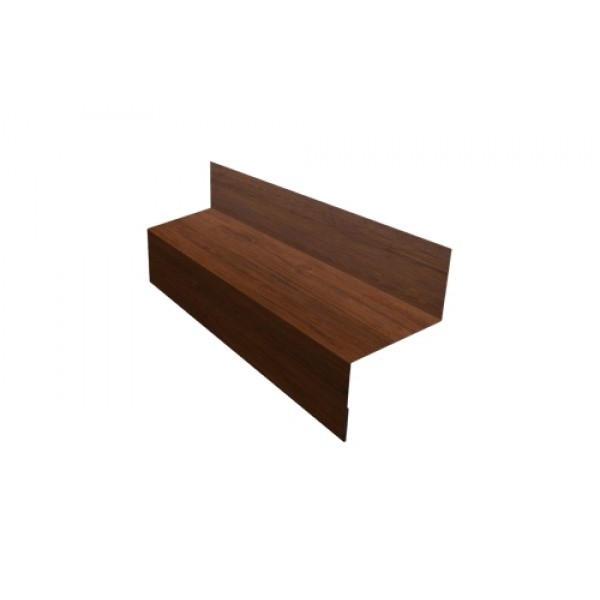 ГРАНД ЛАЙН Отлив межэтажный 45 0,45 Print Premium Golden Wood Fresh TwinColor (2,5м) 546165 ГРАНД ЛАЙН Отлив межэтажный 45 0,45 Print Premium Golden Wood Fresh TwinColor (2,5м) 546165