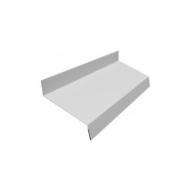 ГРАНД ЛАЙН Отлив простой 50 0,4 PE с пленкой RAL 9003 сигнальный белый (3м) 524141