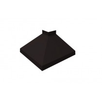 ГРАНД ЛАЙН Угол отлива внешний 150 0,45 Drap с пленкой RAL 9005 черный 269367