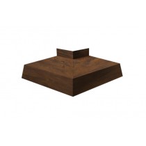 ГРАНД ЛАЙН Угол отлива внешний 250 0,45 Print Elite с пленкой Chestnut Wood 434039