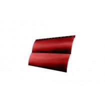 ГРАНД ЛАЙН Сайдинг Блок-хаус 0,390 0,45 PE RAL 3003 рубиново-красный 179088