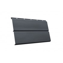 ГРАНД ЛАЙН ЭкоБрус 3D 0,345 0,45 Drap с пленкой RAL 7024 мокрый асфальт 386450