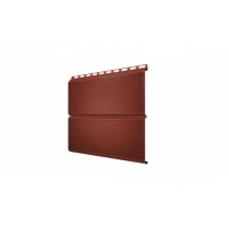 ГРАНД ЛАЙН ЭкоБрус Гофр 0,5 Сатин с пленкой RAL 8004 терракота 148147