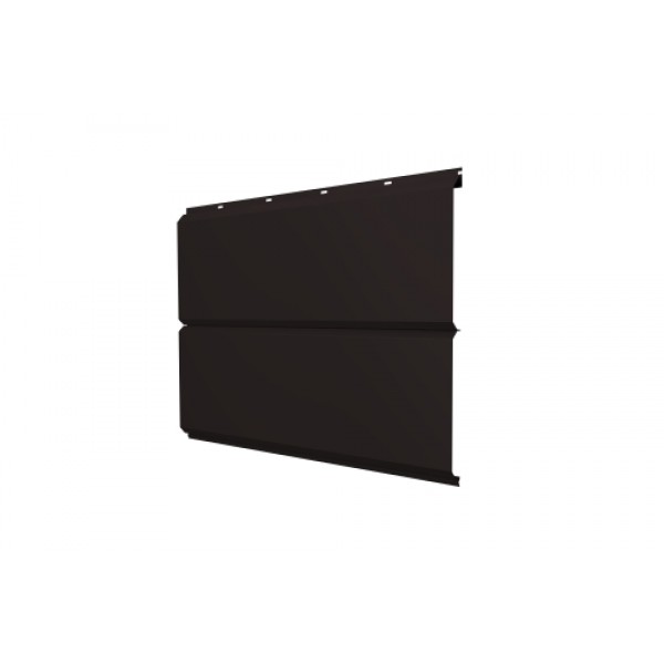 ГРАНД ЛАЙН ЭкоБрус new 0,45 Drap ST с пленкой RAL 9005 черный 428308