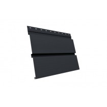 ГРАНД ЛАЙН Квадро Брус 3D в01 0,5 Сатин матовый с пленкой RAL 7024 мокрый асфальт 555410