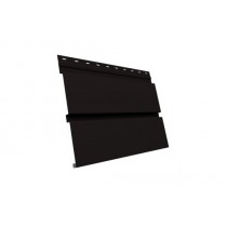 ГРАНД ЛАЙН Квадро Брус 3D в01 0,45 Drap с пленкой RAL 9005 черный 555482