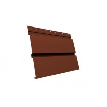 ГРАНД ЛАЙН Квадро Брус 3D в01 0,45 Drap СТ с пленкой RAL 8004 терракота 555565