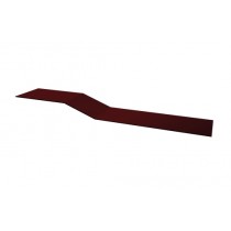 ГРАНД ЛАЙН Планка крепежная фальц 0,5 Satin Matt RAL 3005 красное вино (2,5м) 499526