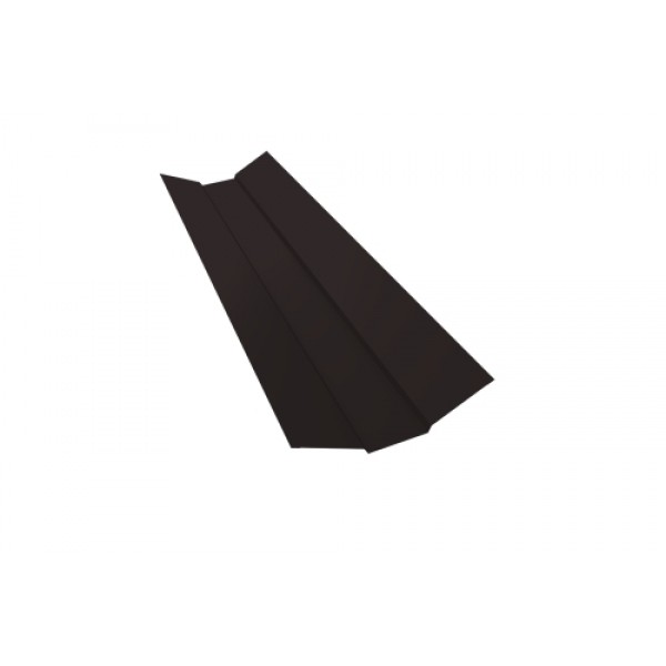 ГРАНД ЛАЙН Планка ендовы верхней 95х80х95 0,5 PurPro Matt 275 RAL 9005 черный (2,5м) 533297 ГРАНД ЛАЙН Планка ендовы верхней 95х80х95 0,5 PurPro Matt 275 RAL 9005 черный (2,5м) 533297