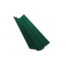 ГРАНД ЛАЙН Планка ендовы верхней фигурной 70х70 0,45 Drap RAL 6005 зеленый мох (3м) 473180
