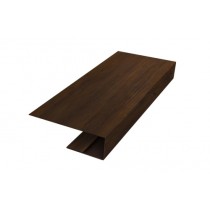 ГРАНД ЛАЙН J-Профиль 12мм 0,45 Print Elite Chestnut Wood TwinColor (3м) 553498