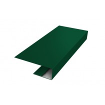 ГРАНД ЛАЙН J-Профиль 18мм 0,5 PurLite Matt RAL 6005 зеленый мох (3м) 470066