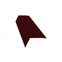 ГРАНД ЛАЙН Планка карнизная 100х65 0,45 Drap RAL 3005 красное вино (2,5м) 464528