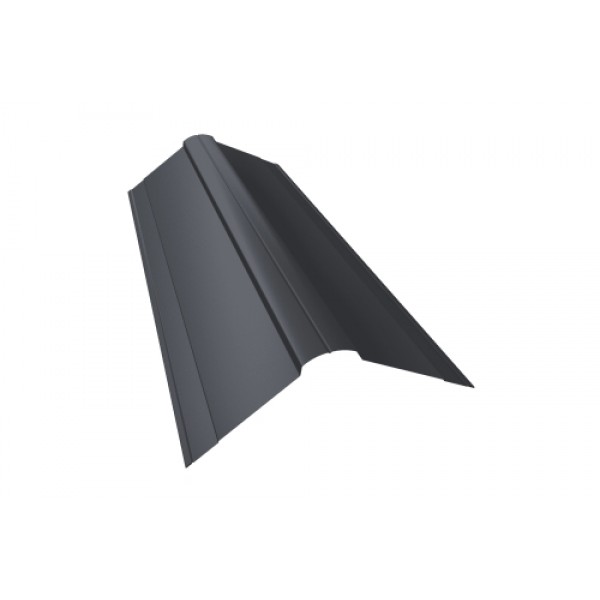 ГРАНД ЛАЙН Планка конька фигурного 150x150 0,5 GreenCoat Pural BT RR 23 темно-серый (RAL 7024 мокрый асфальт) (3м) 471472 ГРАНД ЛАЙН Планка конька фигурного 150x150 0,5 GreenCoat Pural BT RR 23 темно-серый (RAL 7024 мокрый асфальт) (3м) 471472