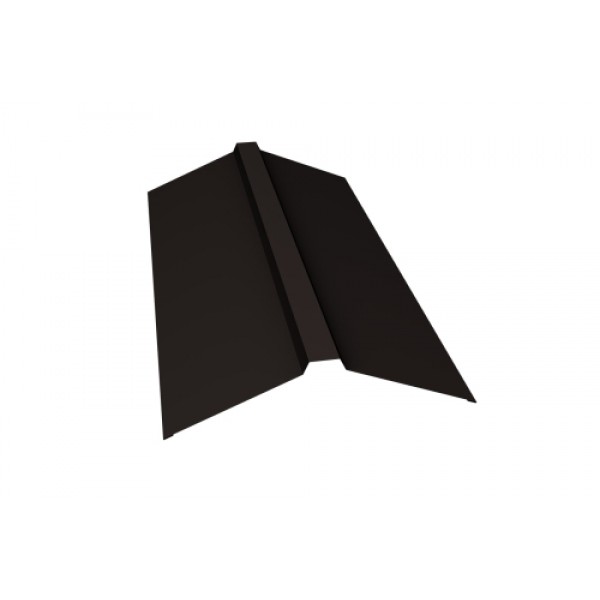 ГРАНД ЛАЙН Планка конька прямоугольного 150х30х150 0,5 Satin Matt RR 32 темно-коричневый (2,5м) 536541 ГРАНД ЛАЙН Планка конька прямоугольного 150х30х150 0,5 Satin Matt RR 32 темно-коричневый (2,5м) 536541