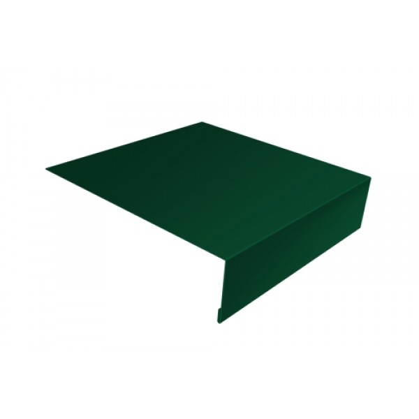 ГРАНД ЛАЙН Планка лобовая/околооконная простая 190х50 0,5 PurLite Matt RAL 6005 зеленый мох (3м) 496173