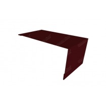 ГРАНД ЛАЙН Планка мансардная 0,4 PE с пленкой RAL 3005 красное вино (2м) 496970