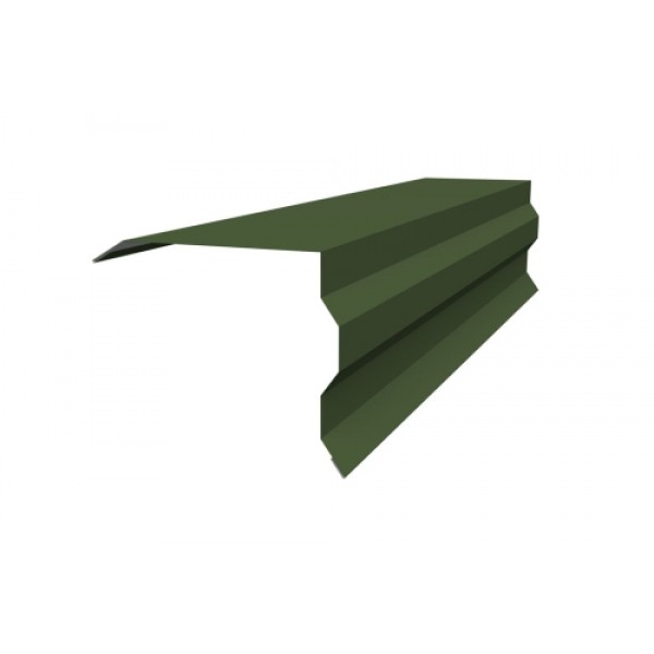 ГРАНД ЛАЙН Планка торцевая фигурная 100х85 0,5 GreenCoat Pural BT с пленкой RR 11 темно-зеленый (RAL 6020 хромовая зелень) (3м) 494706 ГРАНД ЛАЙН Планка торцевая фигурная 100х85 0,5 GreenCoat Pural BT с пленкой RR 11 темно-зеленый (RAL 6020 хромовая зелень) (3м) 494706