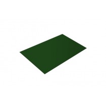 ГРАНД ЛАЙН Плоский лист 0,45 Drap с пленкой RAL 6005 зеленый мох 109791
