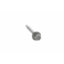 ГРАНД ЛАЙН Саморезы 4,8х35 RAL 9006 (Даксмер) 233337