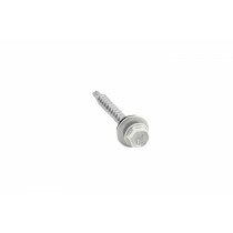 ГРАНД ЛАЙН Саморез кровельный Daxmer 4,8х35 RAL 9003 (250) сверло №1 303946