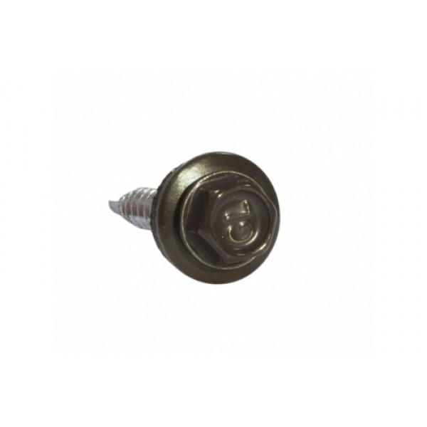 ГРАНД ЛАЙН Саморез кровельный Daxmer 4,8х50 RAL 8019 (150) сверло №1 307079 ГРАНД ЛАЙН Саморез кровельный Daxmer 4,8х50 RAL 8019 (150) сверло №1 307079
