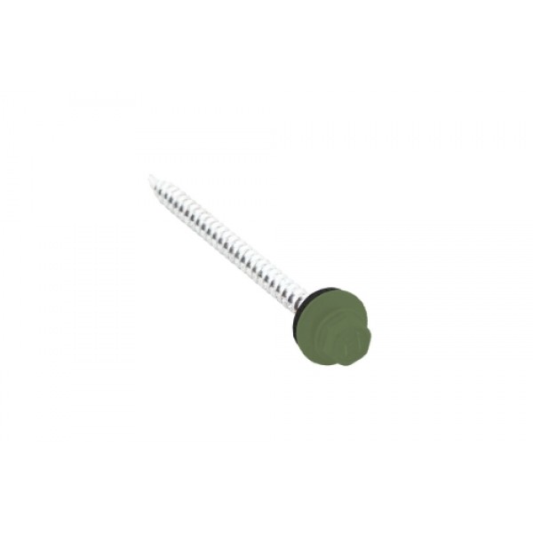 ГРАНД ЛАЙН Саморез кровельный Daxmer 4,8х70 RAL 6011 (100) сверло №1 315922 ГРАНД ЛАЙН Саморез кровельный Daxmer 4,8х70 RAL 6011 (100) сверло №1 315922