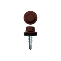 ГРАНД ЛАЙН Саморезы 4,8х19 RAL 3009 (Даксмер, 400 шт) 233289