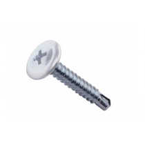 ГРАНД ЛАЙН Саморезы ПШС 4,2х16 RAL 9003 48582