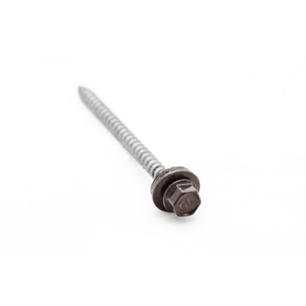 ГРАНД ЛАЙН Саморез 4,8х70 Pro с керамическим покрытием UltraZinc RAL 8017 437675 ГРАНД ЛАЙН Саморез 4,8х70 Pro с керамическим покрытием UltraZinc RAL 8017 437675