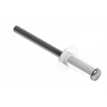 ГРАНД ЛАЙН Заклёпка вытяжная Daxmer 4,8х12 RAL 9003 (10х1000шт) ал/ст 313895