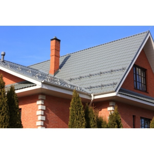 ГРАНД ЛАЙН Снегозадержатель трубчатый RAL 3009 3м 089888 ГРАНД ЛАЙН Снегозадержатель трубчатый RAL 3009 3м 089888