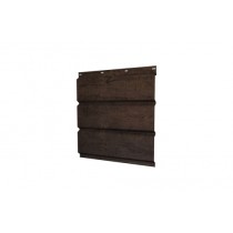 ГРАНД ЛАЙН Софит металлический без перфорации 0,45 Print Elite с пленкой Antique Wood TwinColor 206733