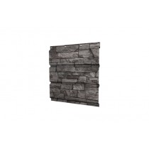 ГРАНД ЛАЙН Софит металлический без перфорации 0,45 Print Elite с пленкой Fine Stone TwinColor 235943