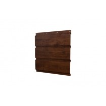 ГРАНД ЛАЙН Софит металлический без перфорации 0,45 Print Premium с пленкой Cherry Wood 465157