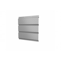 ГРАНД ЛАЙН Софит металлический полная перфорация 0,5 Satin с пленкой RAL 9003 сигнальный белый 117181