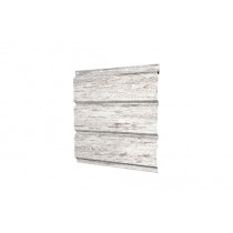 ГРАНД ЛАЙН Софит металлический полная перфорация 0,45 Print Elite с пленкой Snow Wood TwinColor 408241