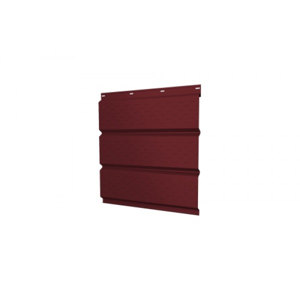 ГРАНД ЛАЙН Софит металлический полная перфорация 0,5 Satin Matt TX с пленкой RAL 3005 красное вино 535428 ГРАНД ЛАЙН Софит металлический полная перфорация 0,5 Satin Matt TX с пленкой RAL 3005 красное вино 535428